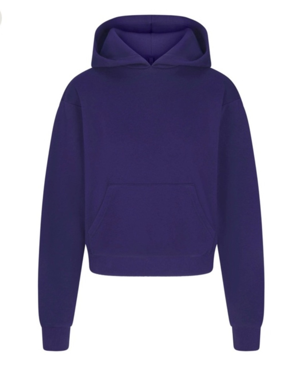Skims cotton fleece hoodie concord